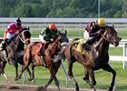 Easter Gift charges home to win the Mountainview Handicap.<br><a target="blank" href="http://photos.bloodhorse.com/AtTheRaces-1/at-the-races-2013/27257665_QgCqdh#!i=2548606518&k=QxSBwLJ">Order This Photo</a>