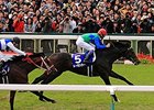 Tosen Ra wins The Mile Championship at Kyoto Racecourse, Japan.
<br><a target="blank" href="http://photos.bloodhorse.com/AtTheRaces-1/at-the-races-2013/27257665_QgCqdh#!i=2912923872&k=qM7Tw27">Order This Photo</a>