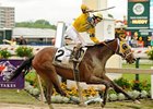 Sweet Vendetta takes the Black-Eyed Susan under Channing Hill.<br><a target="blank" href="http://www.bloodhorse.com/horse-racing/photo-store?ref=http%3A%2F%2Fpictopia.com%2Fperl%2Fgal%3Fprovider_id%3D368%26ptp_photo_id%3D4532857%26ref%3Dstory">Order This Photo</a>