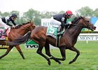 Boisterous will carry high weight of 122 pounds in the Arlington Handicap.