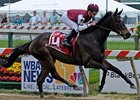 Skylighter and Julien Leparoux score an easy win in the Allaire duPont Distaff.<br><a target="blank" href="http://www.bloodhorse.com/horse-racing/photo-store?ref=http%3A%2F%2Fpictopia.com%2Fperl%2Fgal%3Fprovider_id%3D368%26ptp_photo_id%3D8117165%26ref%3Dstory">Order This Photo</a>