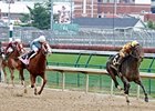Gal About Town (left) finished second in the Oct. 28 Pocahontas.