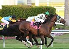 Kiss the Kid outfights Society's Chairman to take the Ft. Lauderdale Stakes.<br><a target="blank" href="http://www.bloodhorse.com/horse-racing/photo-store?ref=http%3A%2F%2Fpictopia.com%2Fperl%2Fgal%3Fprovider_id%3D368%26ptp_photo_id%3D7377649%26ref%3Dstory">Order This Photo</a>