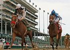 Flashy Lassie rolls home to win the Debutante at Churchill Downs.