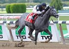 The Lumber Guy rolls home in the Vosburgh.<br><a target="blank" href="http://photos.bloodhorse.com/AtTheRaces-1/at-the-races-2012/22274956_jFd5jM#!i=2117659173&k=Pr2HcjK">Order This Photo</a>