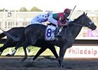 Anak Nakal bests Acai in the Pennsylvania Derby (gr. II) Sept. 1 at Philadelphia Park. <br><a target="blank" href="http://www.bloodhorse.com/horse-racing/photo-store?ref=http%3A%2F%2Fpictopia.com%2Fperl%2Fgal%3Fprovider_id%3D368%26ptp_photo_id%3D5750073%0D%0A%26ref%3Dstory">Order This Photo</a>