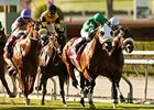 Chips All In takes the Eddie D Stakes at Santa Anita.