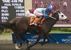Acting Naughty wins the Whimsical Stakes.