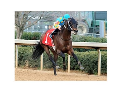 Riley Tucker won the King Cotton Stakes at Oaklawn Park in January.