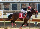 Recapturetheglory started at nearly 16-1 for the Illinois Derby (gr. II) but triumphed by four lengths.