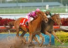 Bsarpsonata (inside) outduels Keep the Peace to take the Forward Gal.<br><a target="blank" href="http://www.bloodhorse.com/horse-racing/photo-store?ref=http%3A%2F%2Fpictopia.com%2Fperl%2Fgal%3Fprovider_id%3D368%26ptp_photo_id%3D3535251%26ref%3Dstory">Order This Photo</a>
