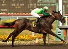 Tiz A Minister wins the Affirmed Handicap.