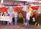 Rapid Redux in the Winner's Circle after his 19th win in a row.