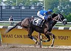 Delosvientos, shown winning the 2008 Brooklyn, will try to repeat in 2009.