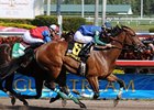 Longshot How's Your Halo overtakes Ikigai in the Richter Scale.<br><a target="blank" href="http://www.bloodhorse.com/horse-racing/photo-store?ref=http%3A%2F%2Fpictopia.com%2Fperl%2Fgal%3Fprovider_id%3D368%26ptp_photo_id%3D7751821%26ref%3Dstory">Order This Photo</a>