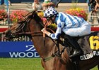 Colonial Flag makes her second start of the year in the Modesty Handicap.