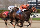 Rite Moment holds off Lady Marlboro to win the Bed o' Roses.<br><a target="blank" href="http://www.bloodhorse.com/horse-racing/photo-store?ref=http%3A%2F%2Fpictopia.com%2Fperl%2Fgal%3Fprovider_id%3D368%26ptp_photo_id%3D4229575%26ref%3Dstory">Order This Photo</a>