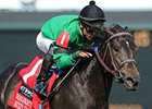 Bizzy Caroline takes the Regret Stakes under Manoel Cruz. <br><a target="blank" href="http://www.bloodhorse.com/horse-racing/photo-store?ref=http%3A%2F%2Fpictopia.com%2Fperl%2Fgal%3Fprovider_id%3D368%26ptp_photo_id%3D9569305%26ref%3Dstory">Order This Photo</a>