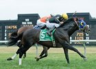 Global Power fights off all comers to win the Sussex Stakes at Delaware Park.
