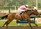 Gabby's Golden Gal captures the Santa Monica Handicap (gr. I) at Santa Anita. <br><br><a target="blank" href="http://www.bloodhorse.com/horse-racing/photo-store?ref=http%3A%2F%2Fpictopia.com%2Fperl%2Fgal%3Fprovider_id%3D368%26ptp_photo_id%3D8770362%26ref%3Dstory">Order This Photo</a>