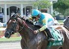 Eaton's Gift and Jose Lezcano take the Smile Stakes at Calder.