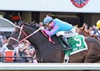 Noosa Beach wins the Longacres Mile at Emerald Downs.