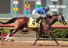 Game On Dude draws off to victory in the Lone Star Derby.