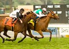 Costume holds on to win the Buena Vista, Feb. 18 at Santa Anita.