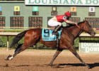 Bourbon Courage rolls home to win the Super Derby.