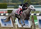 Wired Bryan rolls to victory in the Bertram F. Bongard Stakes.<br><a target="blank" href="http://photos.bloodhorse.com/AtTheRaces-1/at-the-races-2013/27257665_QgCqdh#!i=2844181292&k=dTRfJS2">Order This Photo</a>