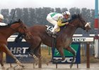 Sir Greeley holds on for victory in the Toboggan.<br><a target="blank" href="http://www.bloodhorse.com/horse-racing/photo-store?ref=http%3A%2F%2Fpictopia.com%2Fperl%2Fgal%3Fprovider_id%3D368%26ptp_photo_id%3D3808815%26ref%3Dstory">Order This Photo</a>