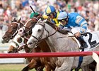 Cozzetti won the American Derby by a neck at Arlington Park July 14.