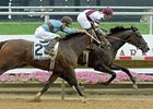Royal Delta holds off Tiz Miz Sue to win the Delaware.