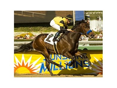 Runflatout takes on 4 in the 7 furlong Lazaro Barrera Memorial Stakes.