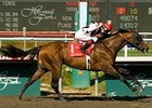 Mast Track and Tyler Baze take the Hollywood Gold Cup.<br><a target="blank" href="http://www.bloodhorse.com/horse-racing/photo-store?ref=http%3A%2F%2Fpictopia.com%2Fperl%2Fgal%3Fprovider_id%3D368%26ptp_photo_id%3D4968529%26ref%3Dstory">Order This Photo</a>