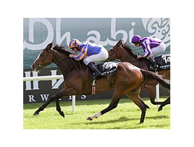 Misty For Me wins the Irish 1,000 Guineas.