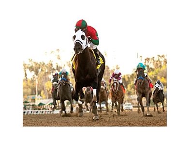 Ultimate Eagle leaves the rest behind in the Strub at Santa Anita.
