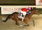 Quiet Temper splashes to victory in the Delta Princess.