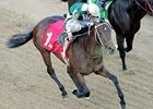 Lantana Mob won the Bachelor Stakes at Oaklawn Park.