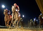 Last Gunfighter wins the 2013 Hawthorne Gold Cup.