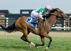 Starformer rolls late to win the Robert G. Dick Memorial Stakes.
