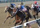Turbulent Descent wins the 2012 Ballerina.
