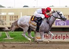 Careless Jewel cruises home in the Fitz Dixon Cotillion.