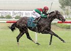 Sailor's Cap powers through the rain to take Colonial Turf Cup.