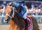 Ask the Moon won the Ruffian by 5 3/4 impressive lengths.<br><a target="blank" href="http://www.bloodhorse.com/horse-racing/photo-store?ref=http%3A%2F%2Fpictopia.com%2Fperl%2Fgal%3Fprovider_id%3D368%26ptp_photo_id%3D9622427%26ref%3Dstory">Order This Photo</a>