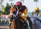 R Heat Lightning comes into the Gulfstream Oaks off a 7 1/4-length romp in the Davona Dale.<br><a target="blank" href="http://www.bloodhorse.com/horse-racing/photo-store?ref=http%3A%2F%2Fpictopia.com%2Fperl%2Fgal%3Fprovider_id%3D368%26ptp_photo_id%3D9423551%26ref%3Dstory">Order This Photo</a>