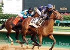 Noble's Promise gets by Atta Boy Roy to win the Aristides.