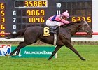 Willcox Inn carries 122 pounds in the Hawthorne Derby.