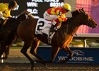 Leinan wins the Glorious Song Stakes.