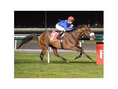 Monterosso pulls away to win the Dubai City of Gold.
